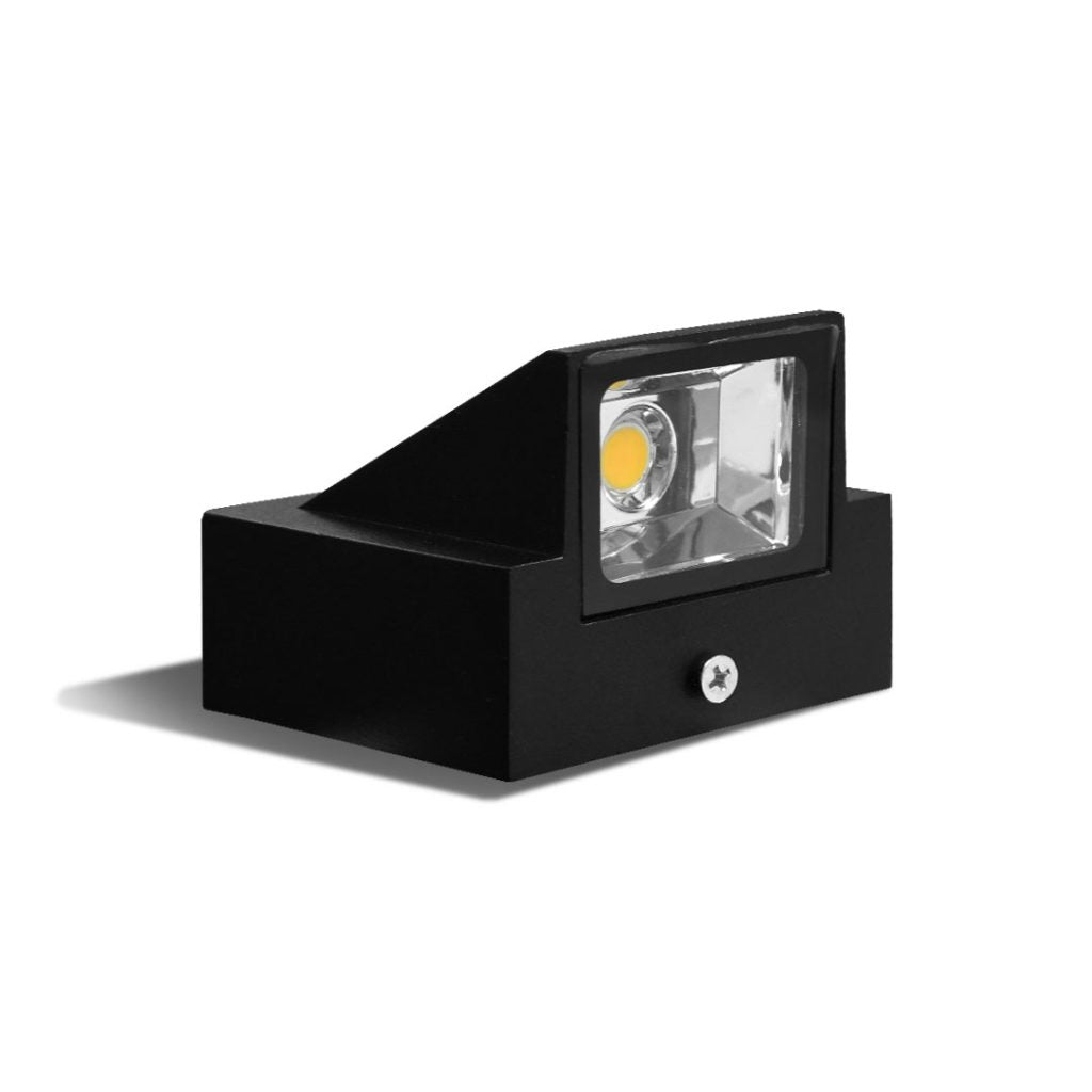 Pack de 2 Apliques Luminarias Triangulares LED 3W Luz Calida