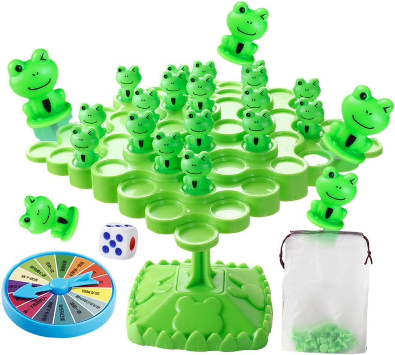 Juego de mesa de equilibrio Ranas