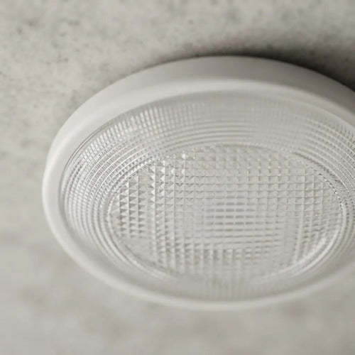Panel Plafón Led Redondo 18w Luz Cálida 3500k 24cm Blanco