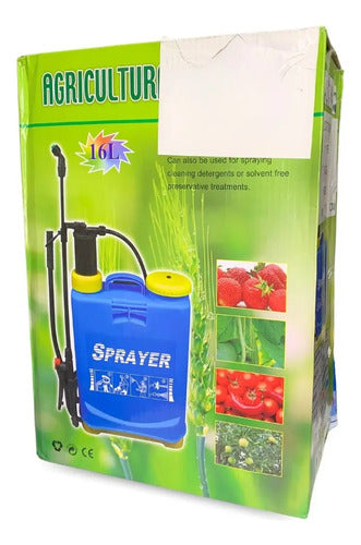 Mochila Fumigadora Pulverizadora De 16lts Azul