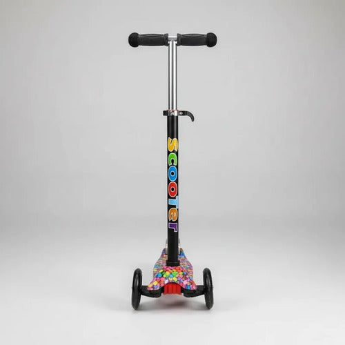 Tripatín Scooter Infantil Luces Ruedas Regulable 50kg Aleatorio