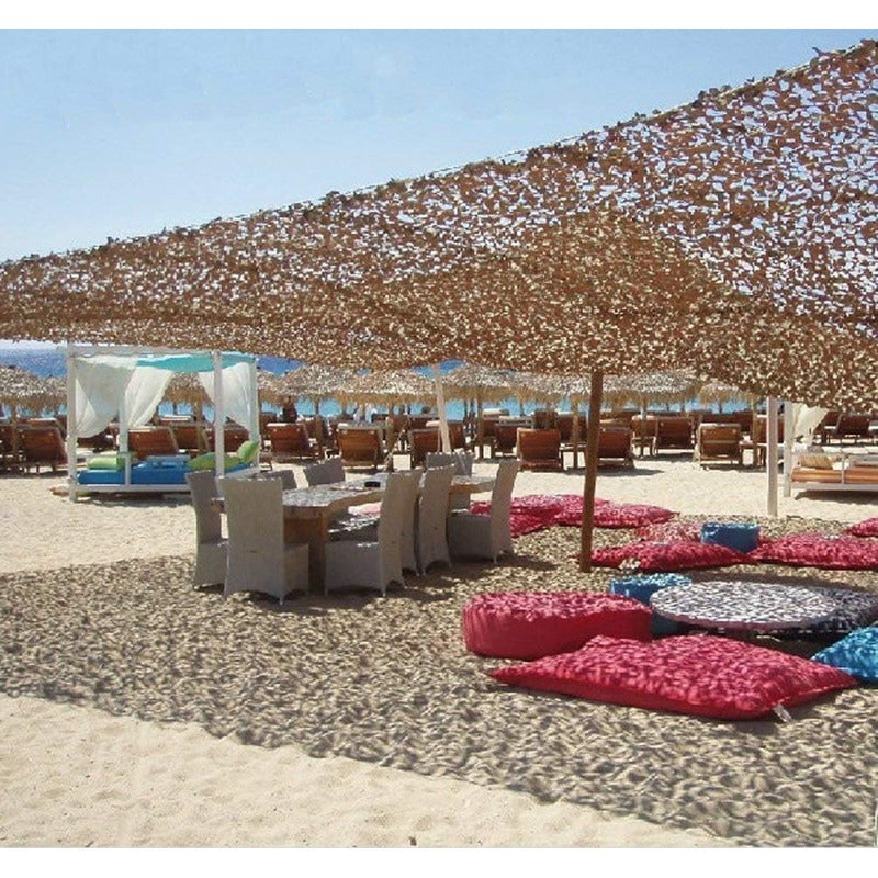 Toldo Malla Sombra Poliester Camuflado 3x4 Anticorrosion