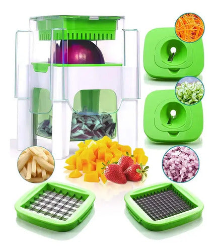 Cortador Verduras Frutas Papas Fritas Manual Multifuncional Aleatorio