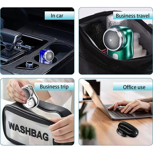 Mini Afeitadora Usb Portatil De Hombre