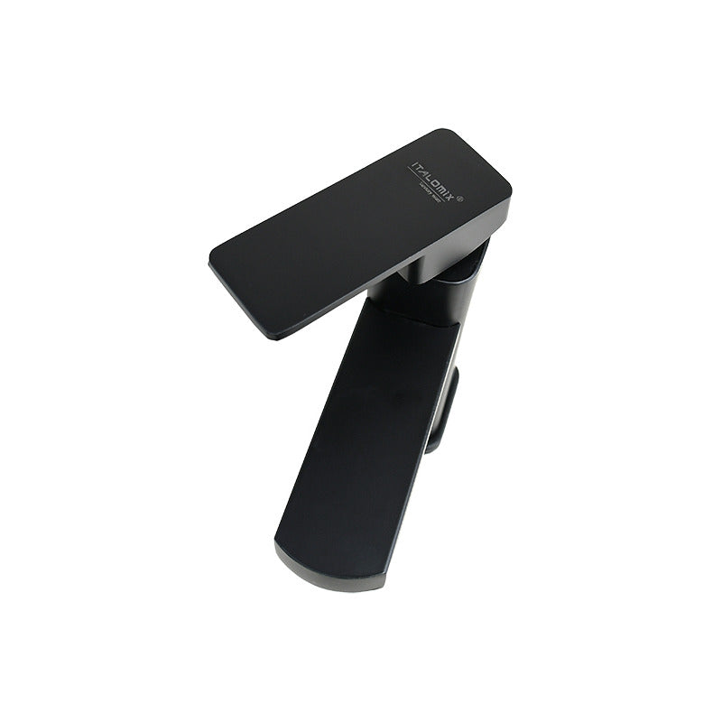 Canilla Negra Para Lavatorio Baño Monocomando Mezcladora