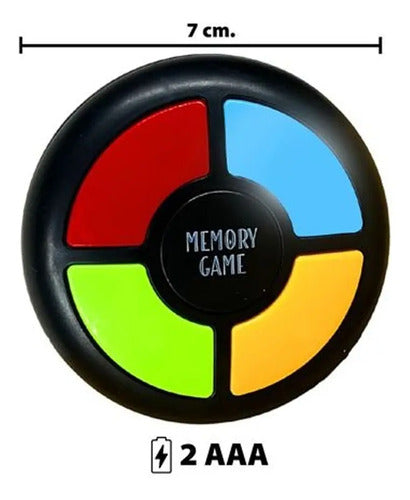 Juego De Memoria Infantil Con Sonido Y Luces Led De Bolsillo