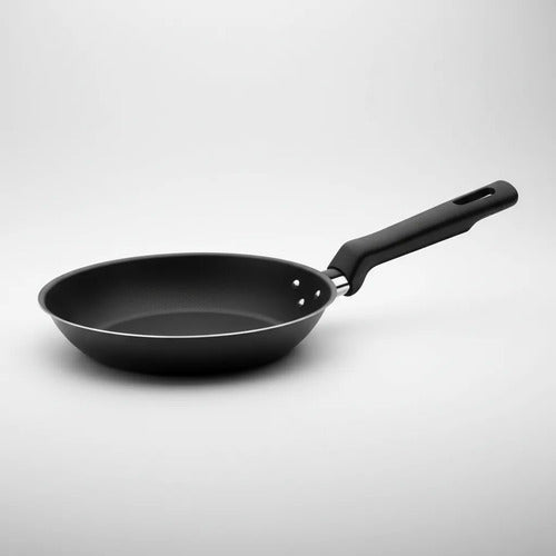 Sartén 18cm Cocina Uso Diario Mango Ergonómico Largo Negro Negro