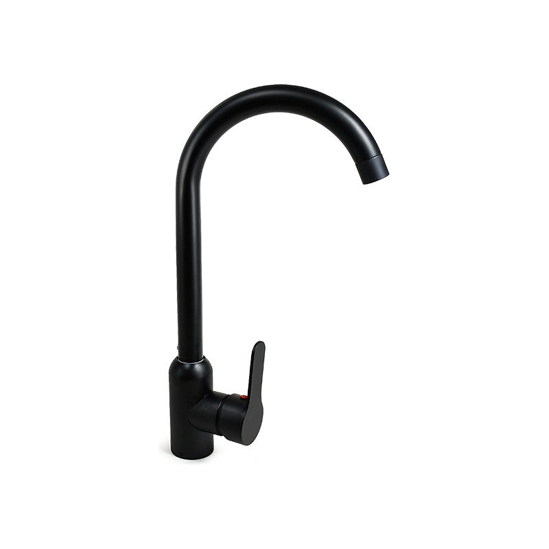 Grifo Para Mesada Negro Canilla Metalica Cocina Monocomando