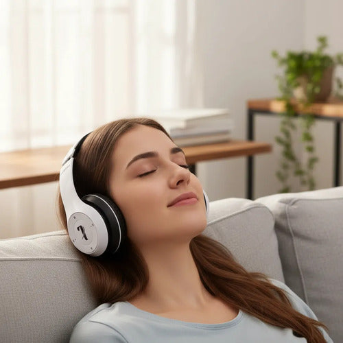Auricular Bluetooth Tf Aux 3.5 Micrófono Vincha Ajustable Aleatorio