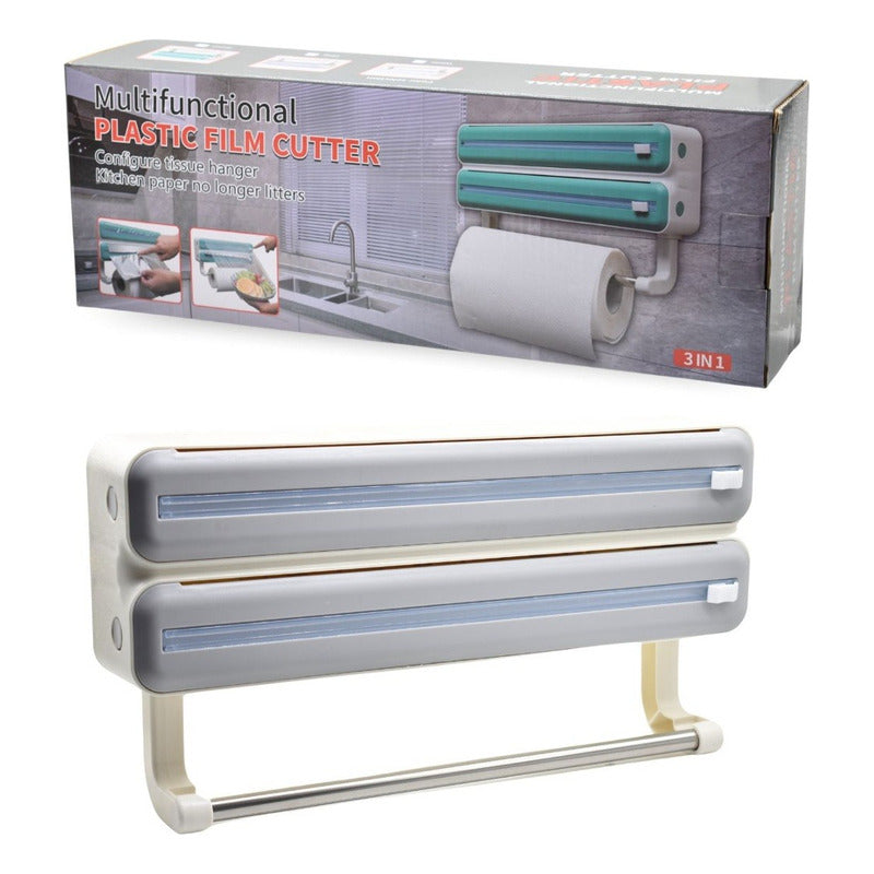 Organizador Porta Rollos Dispensador De Film Papel Aluminio