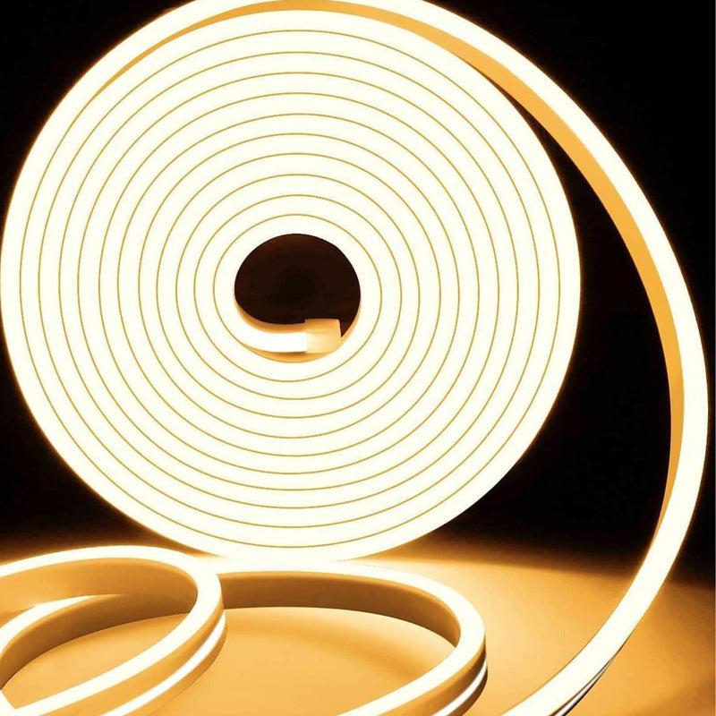 X2 Tira Led Neon Flexible 5 Mts Manguera Luz 10 Metros Total