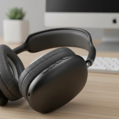 Auricular Bluetooth Tf Aux 3.5 Micrófono Vincha Ajustable Aleatorio
