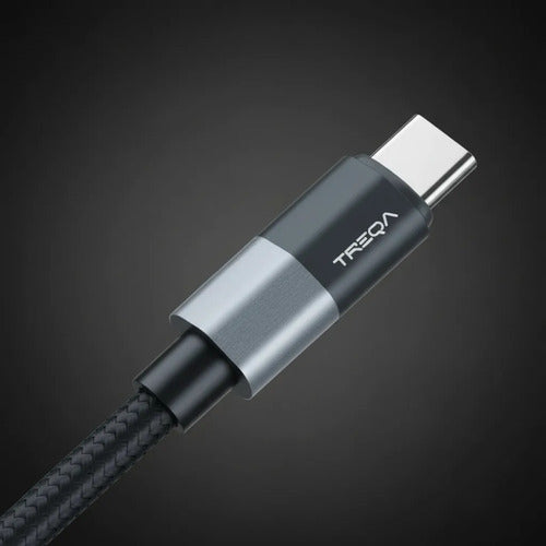 Cable Datos Tipo C A Tipo C Carga Rapida Reforzado Nylon 1 Gris