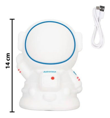 Lampara Veladora Silicona Luz Led Multicolor Infantil Blanco Varios