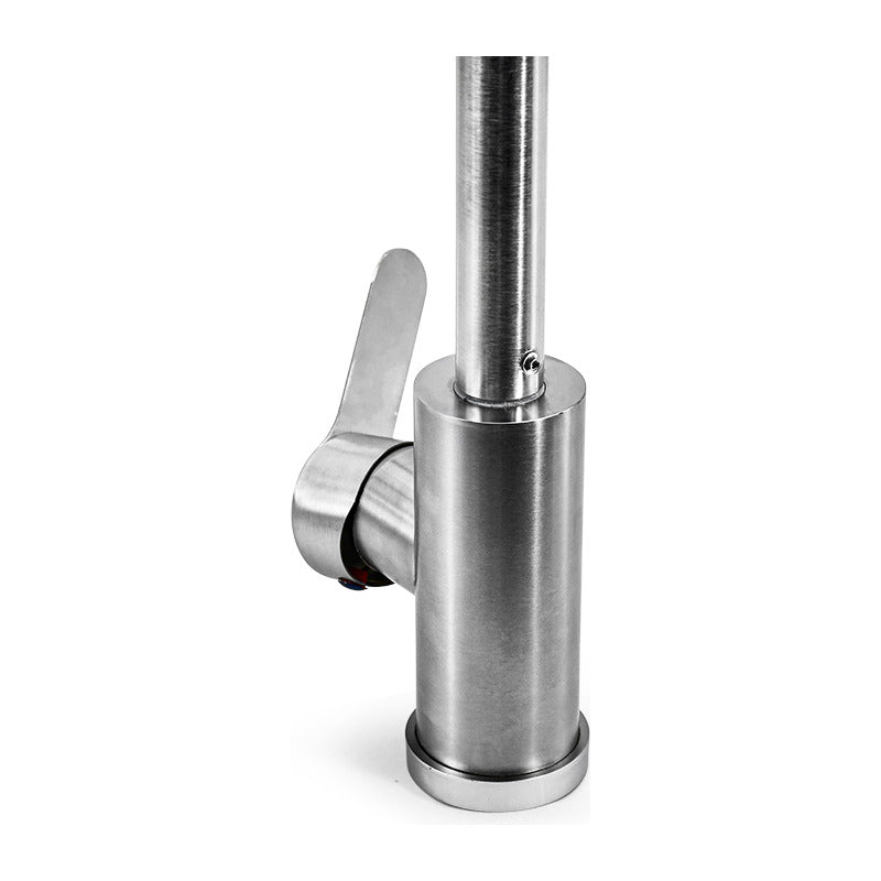 Monocomando Mesada Cuello Cisne Canilla Grifo Cocina Metal