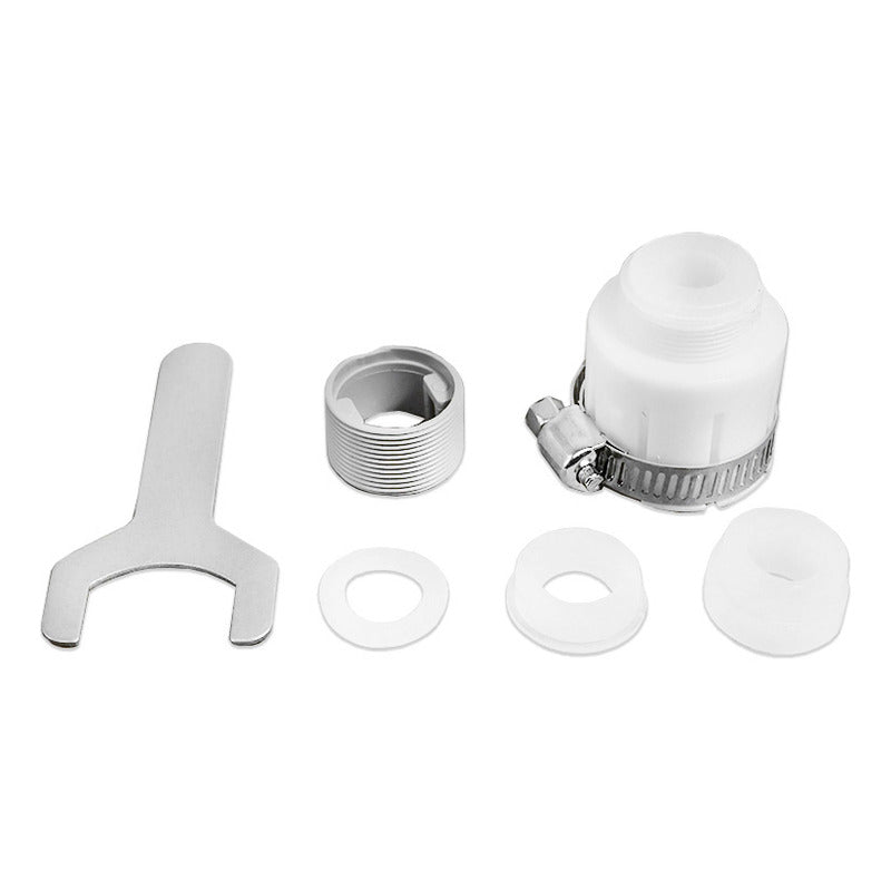 Puntero Grifo Multiuso 13cm Cromado Adaptador Canilla Mesada