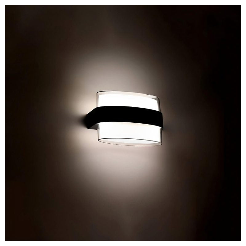 Set X4 Foco Pared Aplique Exterior Lampara Bidireccional