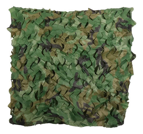 Toldo Malla Sombra Poliester Camuflado 3x3 Anticorrosion