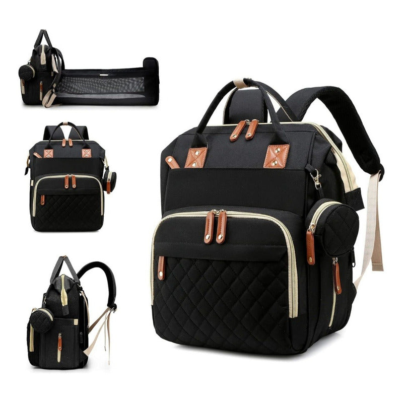 Mochila Maternal Convertible Con Cambiador