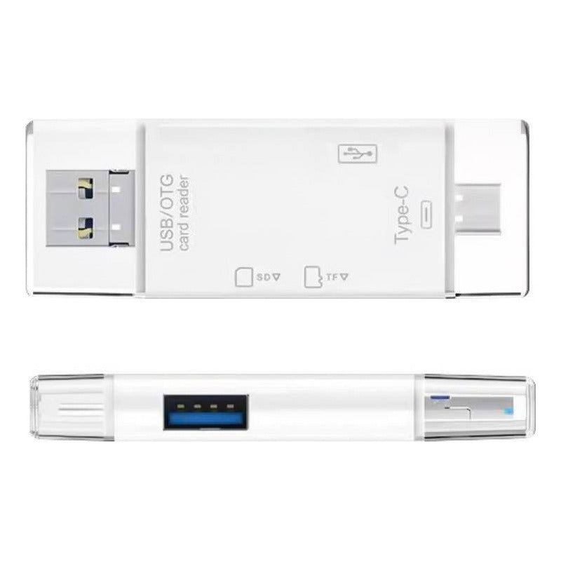 Lector De Tarjeta Sd Universal Usd-micro-usb-c Funcion Otg