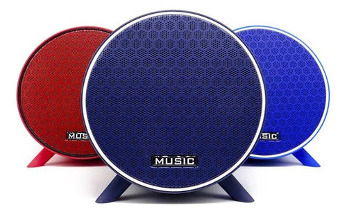 Parlante Bluetooth Portátil Usb Tf Fm 1200ma Recargable Mini Aleatorio - Segun Stock