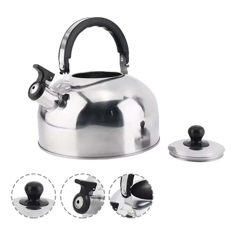 Caldera Silvadora 4 Litros Acero Inoxidable Cocina