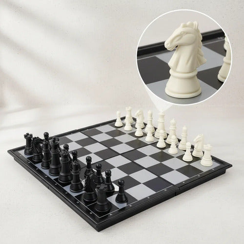 Ajedrez Magnetico Plegable Juego De Mesa 30x30cm