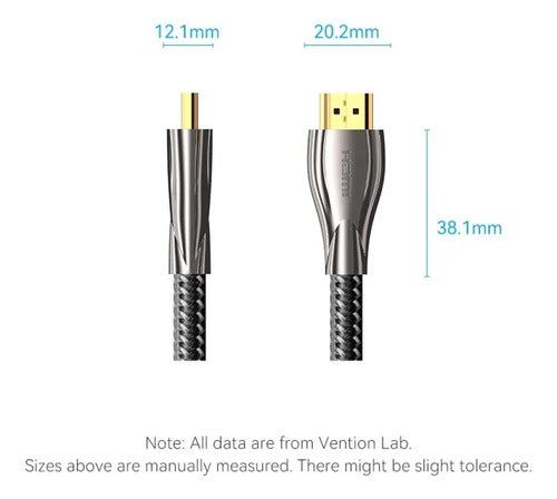 Cable Hdmi 3 Metros De Alta Velocidad 4k Hd Premium