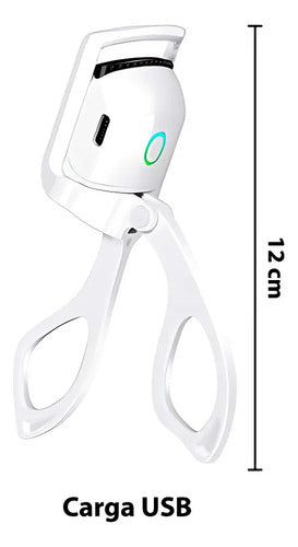 Rizador De Pestañas Recargable Arqueador Usb Con Calor Aleatorio