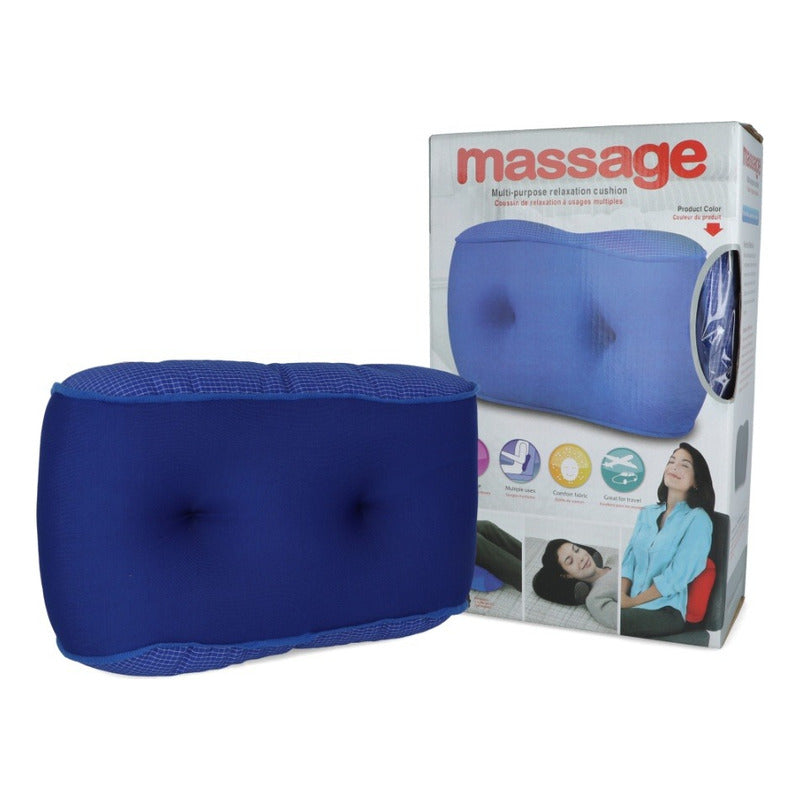 Almohada Masajeadora Con Vibracion 20x30x8cm