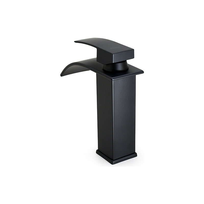 Canilla Negra Para Lavatorio Baño Monocomando Mezcladora