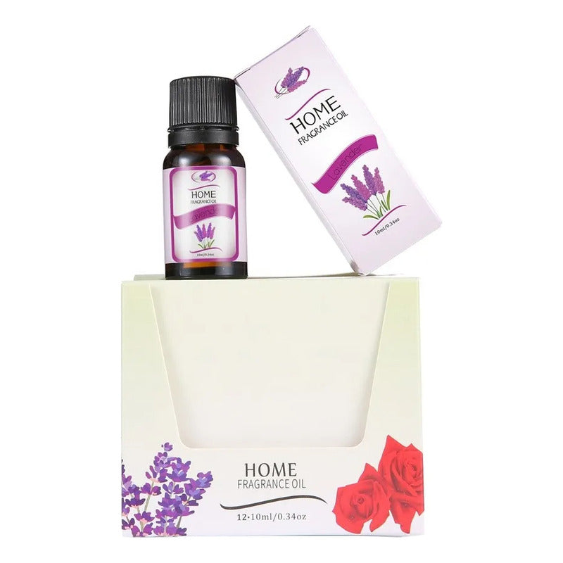 Aceite Esencias Aromaticas Difusor Humificador Pack X12