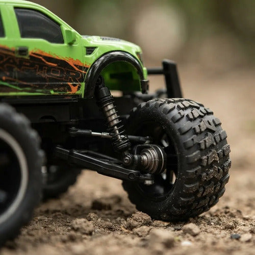 Camioneta 4x4 Control Remoto Todoterreno Escala 1:14 Verde Verde