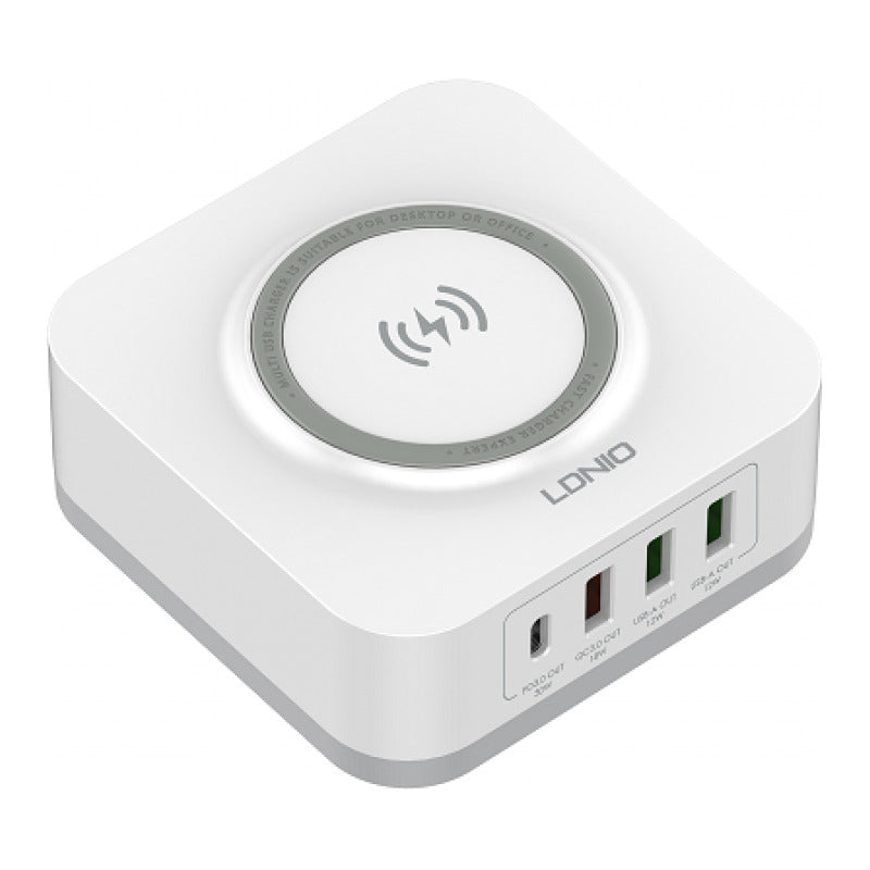 Cargador Pared Inalambrico 32w Carga Rapida Usb + Tipo C