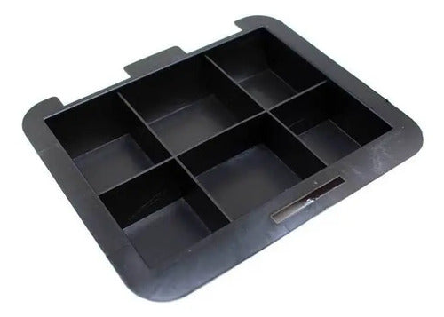Caja Metalica De Seguridad 20x16x9cm Rc1750 Color Azul