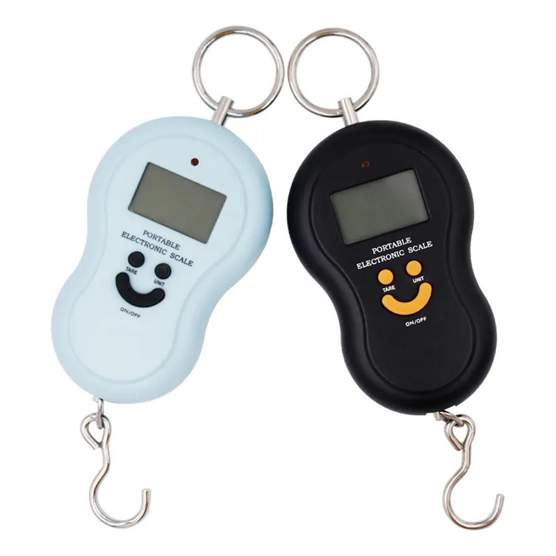Balanza Digital Portatil De Colgar Hasta 50kg Con Gancho