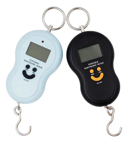 Balanza Digital Portatil De Colgar Hasta 50kg Con Gancho Aleatorio