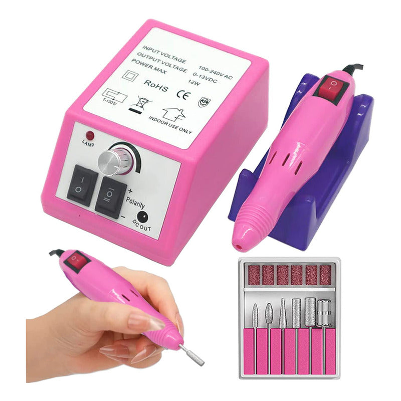 Torno Manicura Pedicura Manos Pies Set Completo