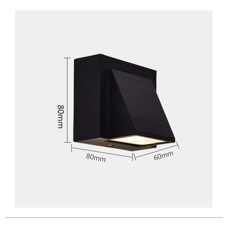 Aplique Pared Exterior Luminaria Foco Unidireccional Lampara