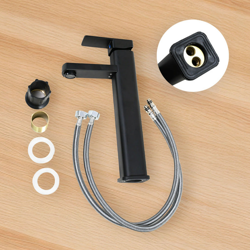 Canilla Negra Para Lavatorio Baño Monocomando Mezcladora