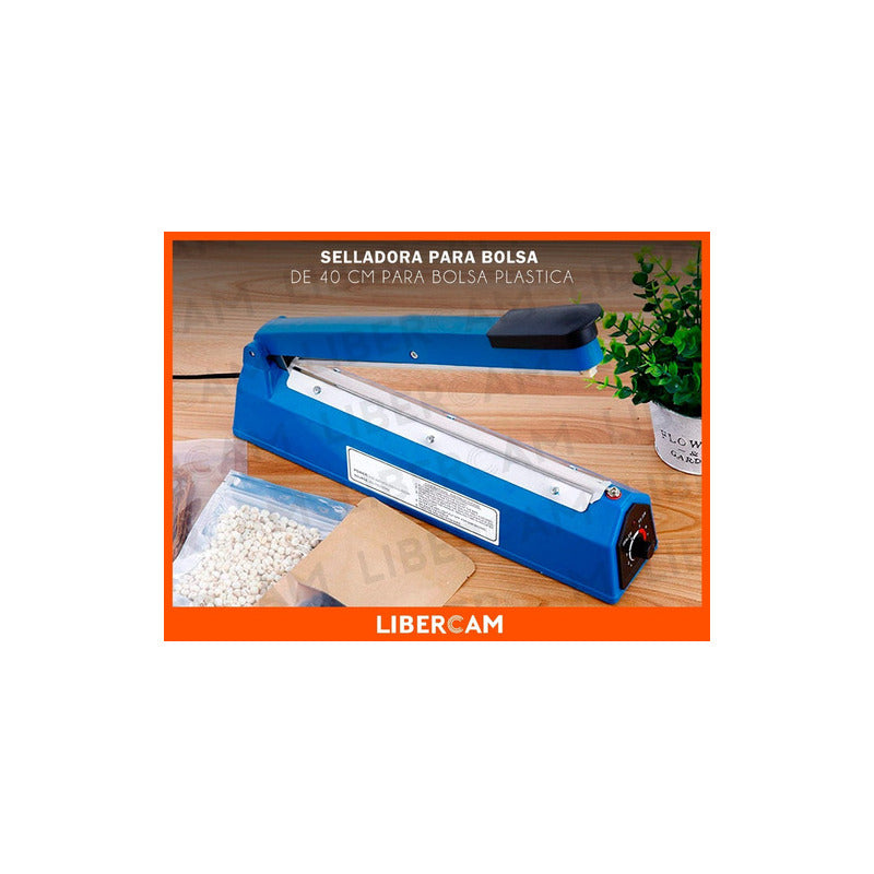 Selladora De Bolsa Spica Selladora Rsel-40 Color Azul