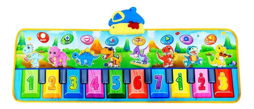 Alfombra Musical Interactiva Infantil Piano Plegable 110cm