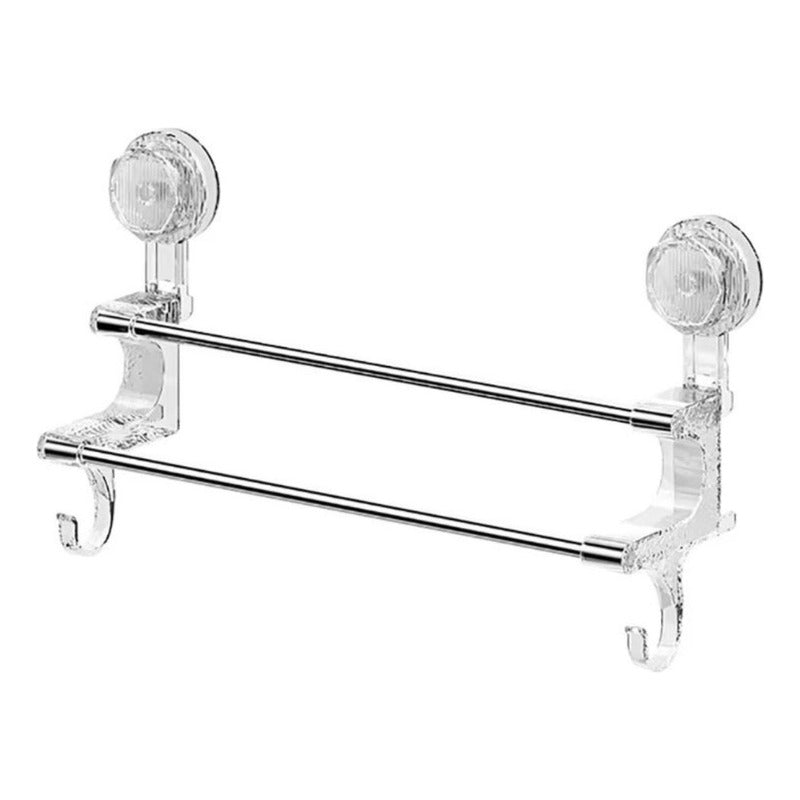 Toallero Con Ventosas Autoadhesivo Baño 58x21cm