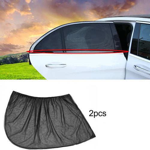 X2 Parasol Auto Cortina Para Ventanillas Laterales