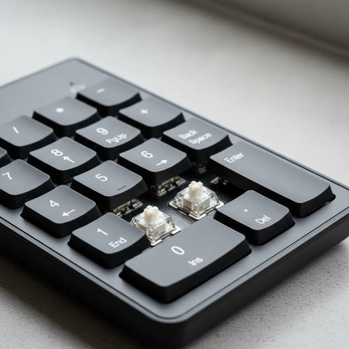Teclado Pad Numerico Inalambrico Notebook Oficina Contable Negro