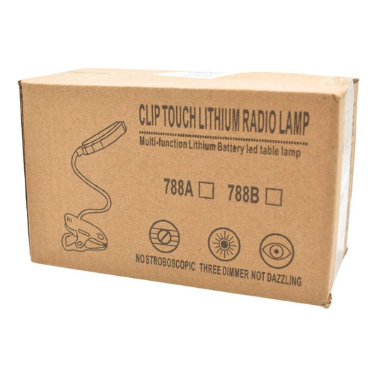 Lampara De Escritorio Con Clip Usb 37x11cm.