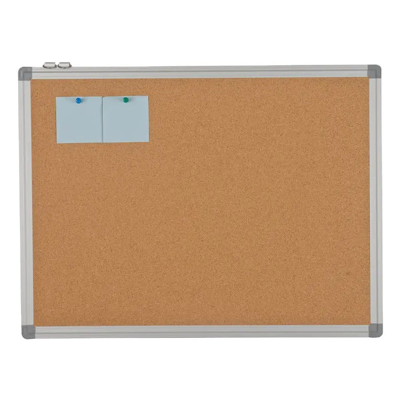 Pizarra De Corcho Tablero 40x60cm Marco De Aluminio