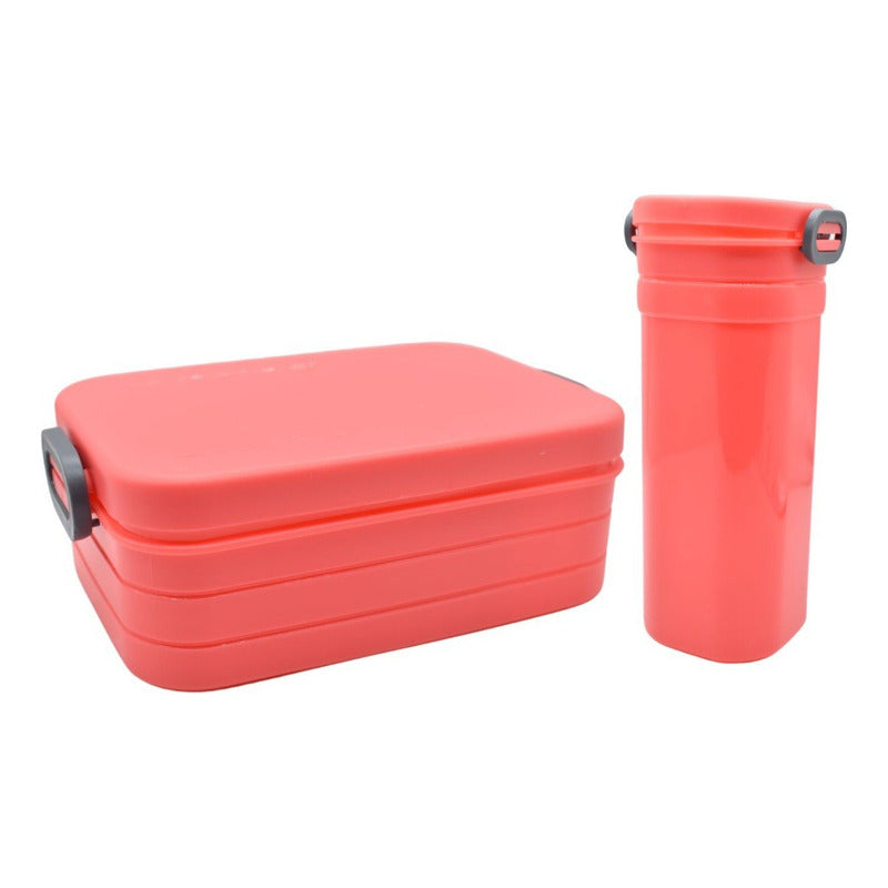 Lonchera Vianda De Plastico Incluye Vaso Con Filtro