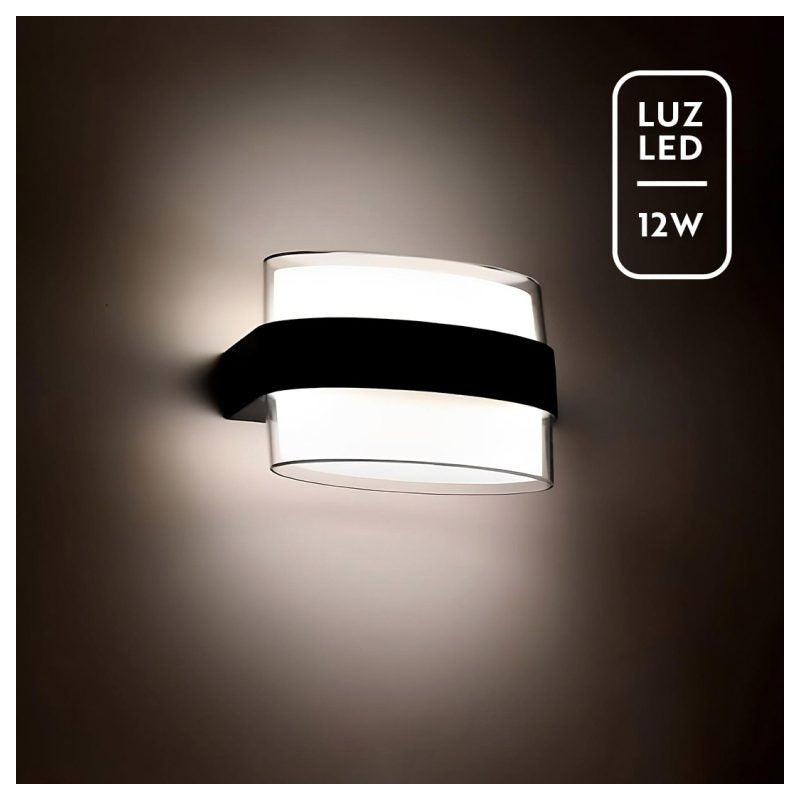Aplique Pared Exterior Luminaria Lampara Bidireccional Foco