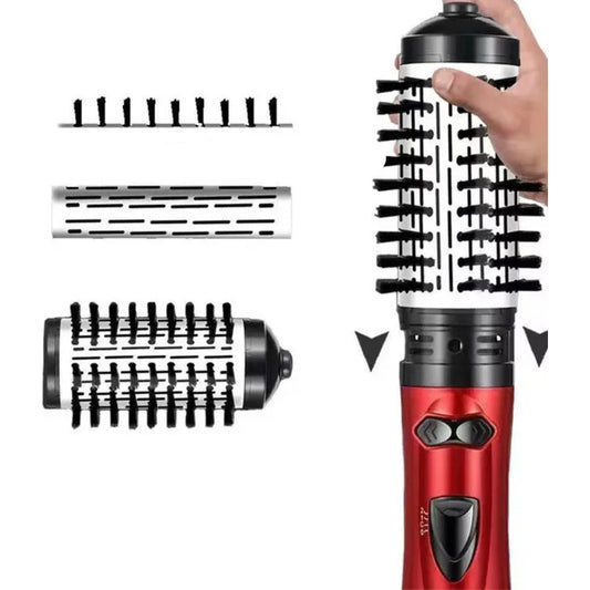 Cepillo Alisador Electrico Cabello Rotacion 360